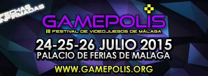 ¡Del 24 al 26 de Julio estaremos en Gamepolis – Málaga!